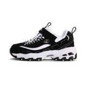 SKECHERS 斯凯奇 D'LITES系列 996212L 儿童休闲运动鞋 黑色/白色 36