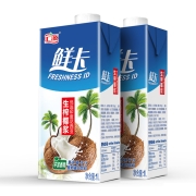 聚划算百亿补贴：汇源 椰汁 鲜卡复原椰子汁植物蛋白饮料 1L*2盒