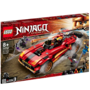 LEGO 乐高 Ninjago幻影忍者系列拼插积木玩具 71737 X-1忍者战车