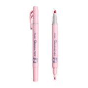 Pentel 派通 SLW11P 双头荧光笔 粉色 单支装