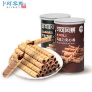 卜珂 可可风暴夹心蛋卷 85g*3罐