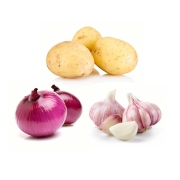 唐鲜生 云南新鲜蔬菜 净重8斤装（2斤大蒜+2斤紫皮洋葱+4斤土豆）