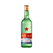 88VIP：红星 二锅头 绿瓶大二 56%vol 清香型白酒 500ml 单瓶装*10件