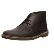 Clarks 其乐 Bushacre 2系列 男士皮革短筒沙漠靴 26082286 蜜蜡色 9码
