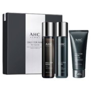 AHC 男士平衡舒缓护肤套装 (洗面奶140ml+爽肤水120ml+乳液120ml)