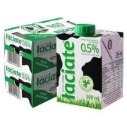Laciate 脱脂纯牛奶 500ml*8盒*2箱*2件+Laciate 卢森牧场全脂纯牛奶500ml*8盒*2箱