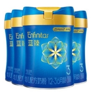 闭眼买、PLUS会员：MeadJohnson Nutrition 美赞臣 第二代蓝臻系列 幼儿配方奶粉 3段 820g*4罐 赠高定丝巾礼盒 TJ