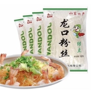 再降价、京东极速版：鲁珍 绿豆龙口粉丝  160g*4*1件