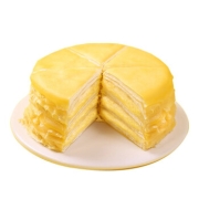 PLUS会员：李绅 六寸榴莲千层蛋糕 500g