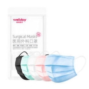 WELLDAY 维德 一次性医用外科口罩 100只 灭菌级