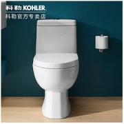 KOHLER 科勒 28866T 齐悦 连体五级旋风冲力马桶 305mm