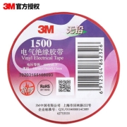 PLUS会员、有券的上：3M 1500 无铅电气绝缘胶带 通用型 18mm*10m  单卷装*4件