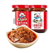 天猫U先:饭扫光 香菇牛肉酱200g+ 麻辣什锦200g组合装