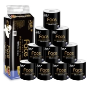聚划算百亿补贴：C&S 洁柔 黑Face系列 有芯卷纸 4层*140g*10卷