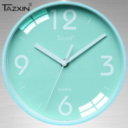 TAZXIN 儿童挂钟挂 TJX008 天蓝色（19.5厘米）