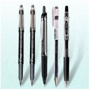 PILOT 百乐 BL-P500 拔帽中性笔 黑色 0.5mm 5支装