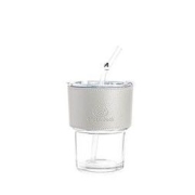 23日0点：YL 怡岚 玻璃杯竹节杯 400ml 带皮套