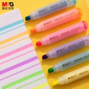 有券的上、亲子会员：M&G 晨光 AHM22504 忍者单头6色荧光笔