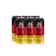 京喜：Warney Berg 沃尼伯格 精酿黑啤酒 500ml*6听