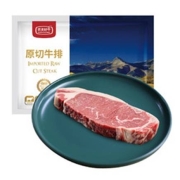 PLUS会员：农夫好牛 安格斯谷饲原切西冷牛排 180g*5件