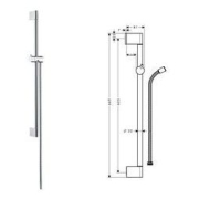 hansgrohe 汉斯格雅 柯洛玛系列 268134+15368 节水型花洒套装
