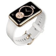 京喜 app：HUAWEI 华为 WATCH FIT 雅致款 智能手表 46mm 凝霜白不锈钢表盘