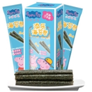 亲子会员：京东超市 小猪佩奇Peppa Pig 宝宝零食 儿童即食紫菜原味海苔卷 2.5g*5支*2件 TJ