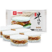 乐肴居 照烧鸡排米汉堡 半成品方便菜糯米饭团速食儿童早餐面食速冻食品 150g*6个