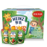 Heinz 亨氏 果泥乐维滋果汁泥 多种口味组合装 原箱发货120g*12+2袋