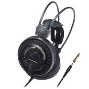 audio-technica 铁三角 AD700X 耳罩式头戴式动圈有线耳机 黑色 3.5mm