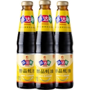 欣和 味达美 0添加防腐剂 醇品蚝油 510g*3瓶