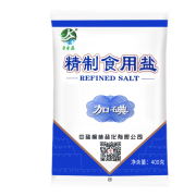 中盐 康圣晶 加碘食用盐 400g＊6袋