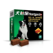 PLUS会员：Heartgard 犬心保 宠物狗狗体内驱虫12kg-22kg中型犬 单粒装