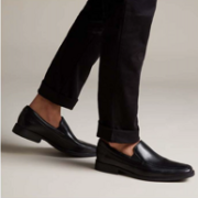 Clarks 其乐 Tilden Free 男士真皮一脚蹬休闲鞋