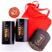 SHOWZE 修哲 无农残茶叶台湾高山茶冻顶乌龙茶256g（128g*2罐）赛过大红袍 肉桂 铁观音 凤凰单枞 浓香型 送礼袋