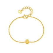 CHJ JEWELLERY 潮宏基 女士足金手链 SCG30003315 约5.65g