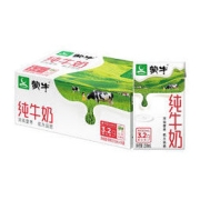 MENGNIU 蒙牛 纯牛奶 PURE MILK 250ml*16 航天定制装每100ml含3.2g蛋白质 礼盒装