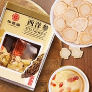阿里大药房，加拿大进口：50gx4盒 华喜堂 西洋参切片 中圆片