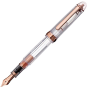 国内1270元！Platinum 日本白金 3776世纪系列 PNB-20000R Nice尼斯 Rose 14K金尖 透明钢笔 M尖  直邮含税到手￥758.77