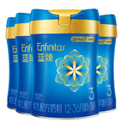 美赞臣 第二代蓝臻系列 幼儿配方奶粉 3段 820g*4罐 赠高定丝巾礼盒