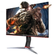AOC 冠捷 23.8英寸 IPS 广色域 144Hz HDREffect技术 直男小钢炮 人体工学支架 游戏电竞显示器24G2