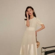 ANNE KLEIN  安妮·克莱因  女士中长款连衣裙  BAB2286SPC