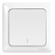 Schneider Electric 施耐德电气 施耐德开关插座面板 睿意系列白色 10A开关一开单联 单开单控