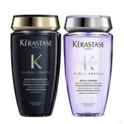 21日10点：KÉRASTASE 卡诗 黑钻钥源洗发水250ml+耀光凝色洗发水250ml