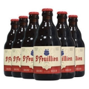 St-Feuillien 比利时进口修道院精酿啤酒 ST-Feuillien圣佛洋棕啤酒330ml*6瓶