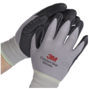 3M 舒适型防滑耐磨手套 灰色L