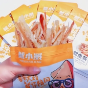 鱿小溅 果木炭烤 手撕鱿鱼条 80g*3件
