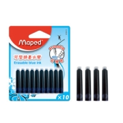 Maped 马培德 CH233411 可替换钢笔墨囊 蓝色 10支装