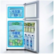 Haier 海尔 BCD-118TMPA 直冷双门冰箱 118L 银色