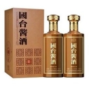 GUOTAI 国台 [苏宁自营]国台酒 酱酒 53度 500ml瓶 酱香型白酒 纯粮食酒 茅台镇高度酒水 500ml*2礼盒装